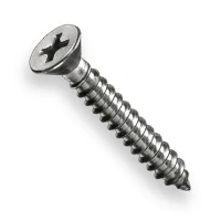 Galvanized Iron (G.I.) Self-Tapping Screws CSK – Countersunk Galvanized Self-Drilling Screws in All Sizes for Sheet Metal, Roofing, Ducting and General Fabrication Work